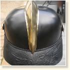 Historischer Feuerwehrhelm nach Restaurierung