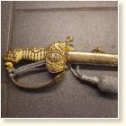 Marinesäbel/
Kriegsmarine:
Persönlicher Säbel eines U-Boot-Kommandanten,
komplett überarbeitet, Scheidenbruch beseitigt
